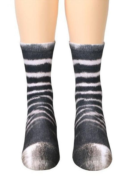 Print socks adult animal claw socks for men and women