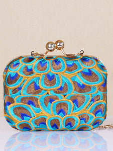 New Ladies Fashion Embroidery One-shoulder Messenger Dual-use Bag