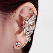 Load image into Gallery viewer, Boho One Piece Rhinestone Butterfly Ear Cuff Earring