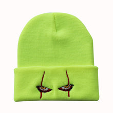 Load image into Gallery viewer, Pennywise scary eyes  hat warm cover hip hop Hat Wool Hat
