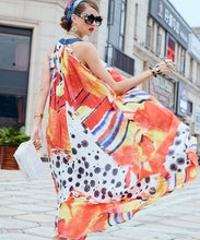 Load image into Gallery viewer, New Print Sleeveless Loose Summer Maxi Dress