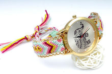 Load image into Gallery viewer, New Elephant Braided Watch DYI Bracelet Watch