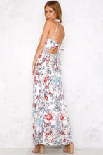 Load image into Gallery viewer, 2018 Floral Sleeveless Halter Beach Maxi Dress