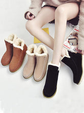 Load image into Gallery viewer, Casual Winter Solid Color Warm Snow Boots Shoes