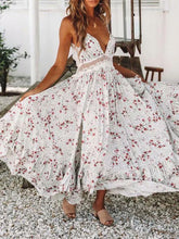 Load image into Gallery viewer, 2018 Floral Spaghetti Strap Beach Dress