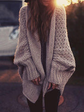 Load image into Gallery viewer, Knit Long Sleeve Loose Winter Outwear Tops Sweater