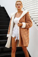 Load image into Gallery viewer, Winter Warm Solid Color Long Sleeve Outwear Coat