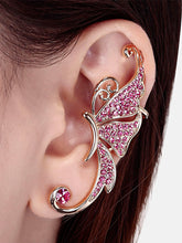 Load image into Gallery viewer, Boho One Piece Rhinestone Butterfly Ear Cuff Earring