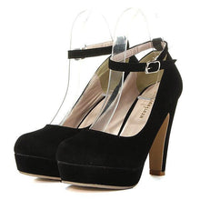 Load image into Gallery viewer, Suede Pure Color High Heel Shoes