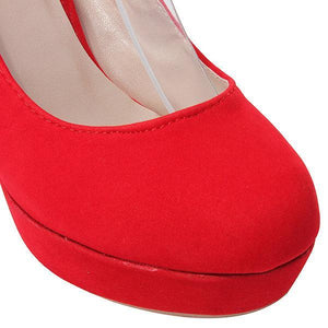 Suede Pure Color High Heel Shoes