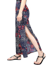 Load image into Gallery viewer, Pretty Chiffon Floral Split-side Wide Leg Long Pant