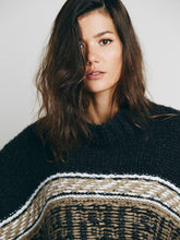Load image into Gallery viewer, Pretty Knitting Tasseled Striped Sweater Tops