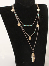 Load image into Gallery viewer, Simple Sequined Alloy&amp;Turquoise Necklaces Accessories