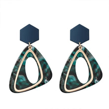 Load image into Gallery viewer, Fashion Irregular Triangle Geometry Earrings for Women Girls Acetate Texture Acrylic Earrings Party Jewelry Gifts