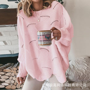 Solid Color  Thin Sweater Women