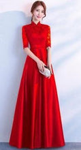 Load image into Gallery viewer, Spring New Long Sleeves Bridesmaid Evening Dress