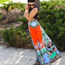Load image into Gallery viewer, Boho Exotic Thailand Floral Printed Bust Skirt