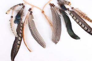 Boho Peacock Feathers Headwear Accessories