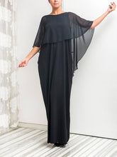 Load image into Gallery viewer, Simple Fashion Summer Round Neck with Shawl Maxi Dress Party Dress