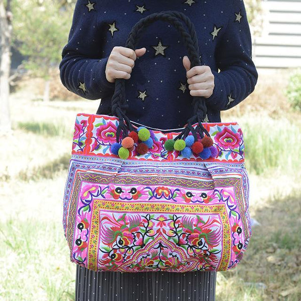 Yunnan Embroidered Bag Fashion Ethnic Bag  Lady Handbag Embroidery Bag