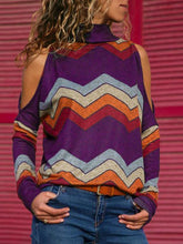 Load image into Gallery viewer, Sexy High Neck Knitted Winter Pullover Sweater