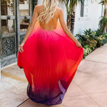 Load image into Gallery viewer, Halter Backless Beach Boho New Maxi Dress