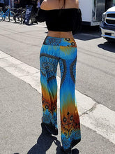 Load image into Gallery viewer, High Waist Loose Gypsy Hippie Boho Wide Leg Pants