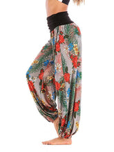 Load image into Gallery viewer, Floral Printed Wide Leg Casual Pants