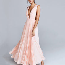 Load image into Gallery viewer, Pink Sexy Fashion Sleeveless Maxi Dress