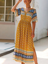 Load image into Gallery viewer, Women Summer Boho Floral Maxi Print Dress