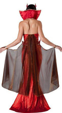 Load image into Gallery viewer, Red Sexy Halloween Party Maxi Dress
