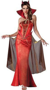 Red Sexy Halloween Party Maxi Dress
