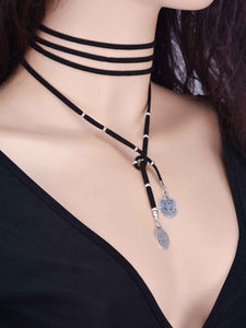 Fashion Simple Tassel Coin Clavicalis Necklaces Accessories