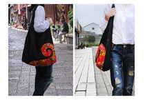 Load image into Gallery viewer, Vintage ethnic style denim bag