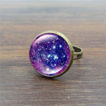 Load image into Gallery viewer, Starry Time Gemstone Adjustable Bronze Ring