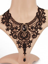 Load image into Gallery viewer, Jewelry Lace Lady Necklace Jewelry Original Black Clavicle Chain