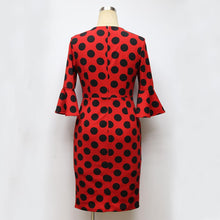 Load image into Gallery viewer, Polka Dot Bodycon Mini Dress