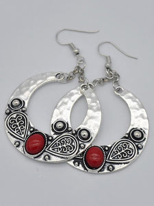 Vintage Bohemia Exaggerated Carving Earrings
