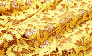 Autumn Lace Slim Bodycon Fishtail Midi Dress