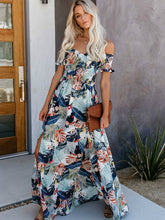 Load image into Gallery viewer, New Bohemian Dress Print Swing Dress Long Skirt