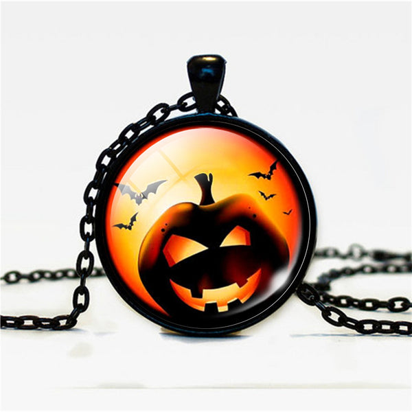 Halloween Pumpkin Necklace Accessories