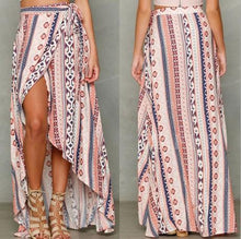 Load image into Gallery viewer, New Bohemia Printing Chiffon Split-side Cover-up Beach Skirt