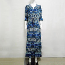 Load image into Gallery viewer, Floral Printed Half Sleeve Bohemia Maxi Dress