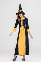 Load image into Gallery viewer, Halloween Witch Cosplay Party Maxi Dress