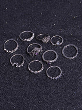 Load image into Gallery viewer, 10Pcs Vintage Crown Rings Accessories