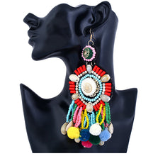 Load image into Gallery viewer, Boho E-Plating Technic Alloy Shell Earrings