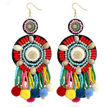 Load image into Gallery viewer, Boho E-Plating Technic Alloy Shell Earrings