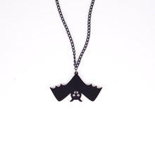 Load image into Gallery viewer, Retro Fashion Halloween Black Bat Hook Earring Necklace