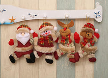 Load image into Gallery viewer, Santa Clause Bear Snowman Elk Doll Hanging Ornaments Tree Decoration
