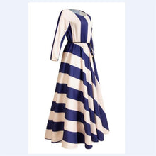 Load image into Gallery viewer, Casual Stripes Big Swing Beach Maxi Dress
